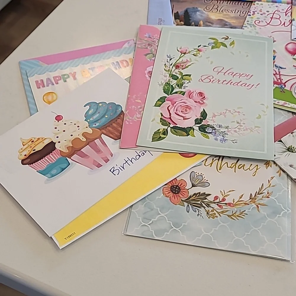 Assorted Birthday Cards Set